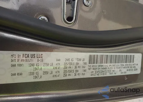 2017 Dodge Journey Crossroad z USA, uszkodzony, nr VIN 3C4PDCGB4HT517313